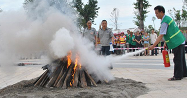 火災(zāi)類型和滅火器的選擇 微型消防站